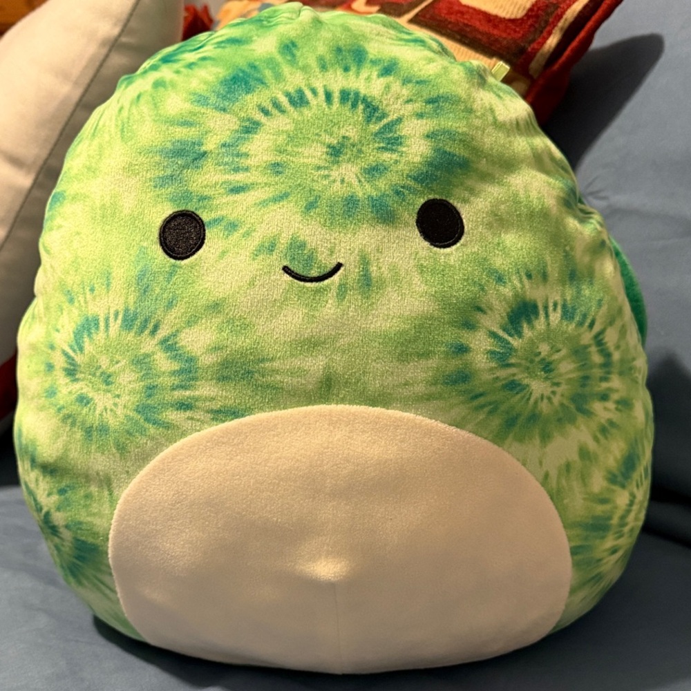 Squishmallows Naddie the Turtle Tie Dye Stuffed Plush